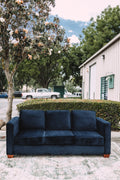 APT2B Catalina Navy Velvet Sofa