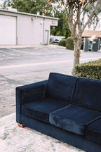 APT2B Catalina Navy Velvet Sofa