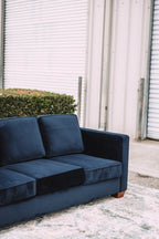 APT2B Catalina Navy Velvet Sofa