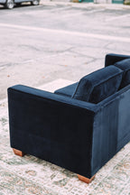 APT2B Catalina Navy Velvet Sofa