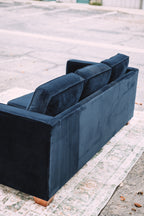APT2B Catalina Navy Velvet Sofa