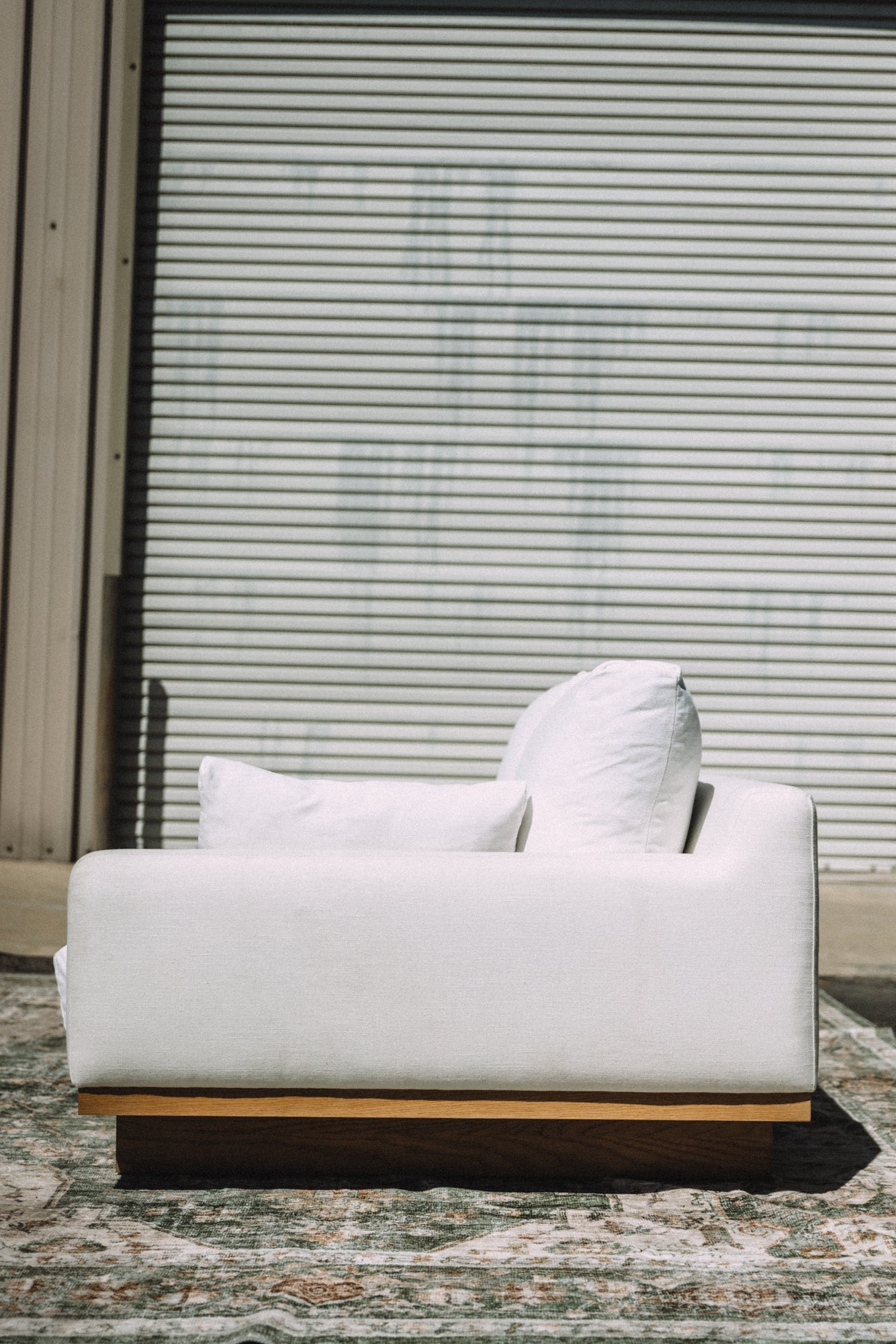 Castlery Mori Performance Fabric Single Arm 2 Seater Couch