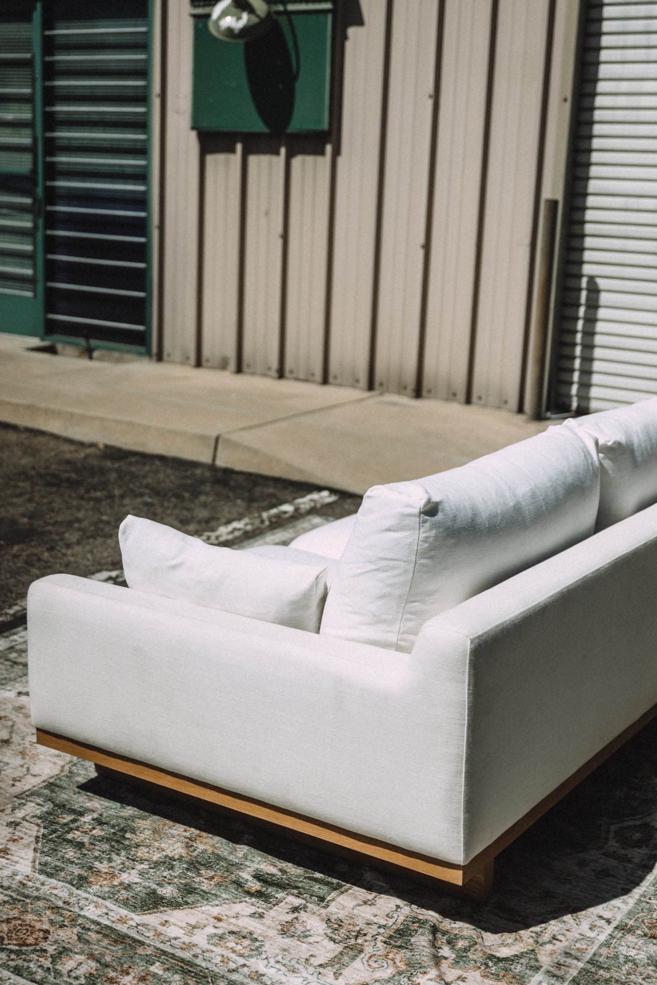 Castlery Mori Performance Fabric Single Arm 2 Seater Couch