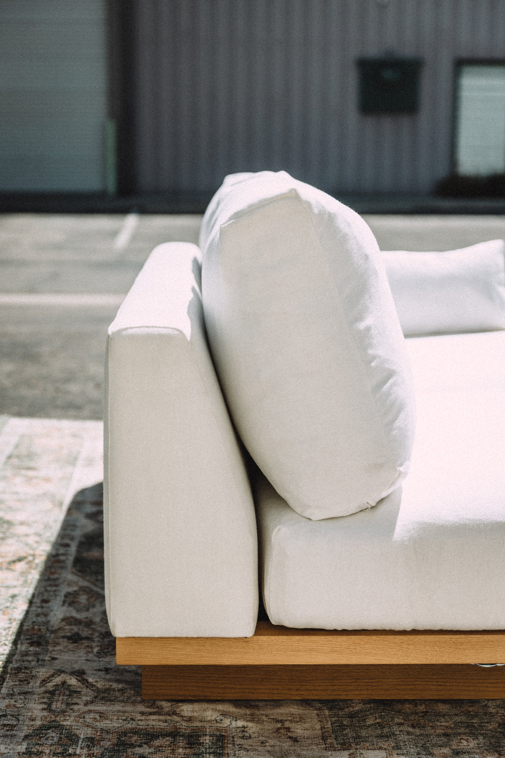 Castlery Mori Performance Fabric Single Arm 2 Seater Couch