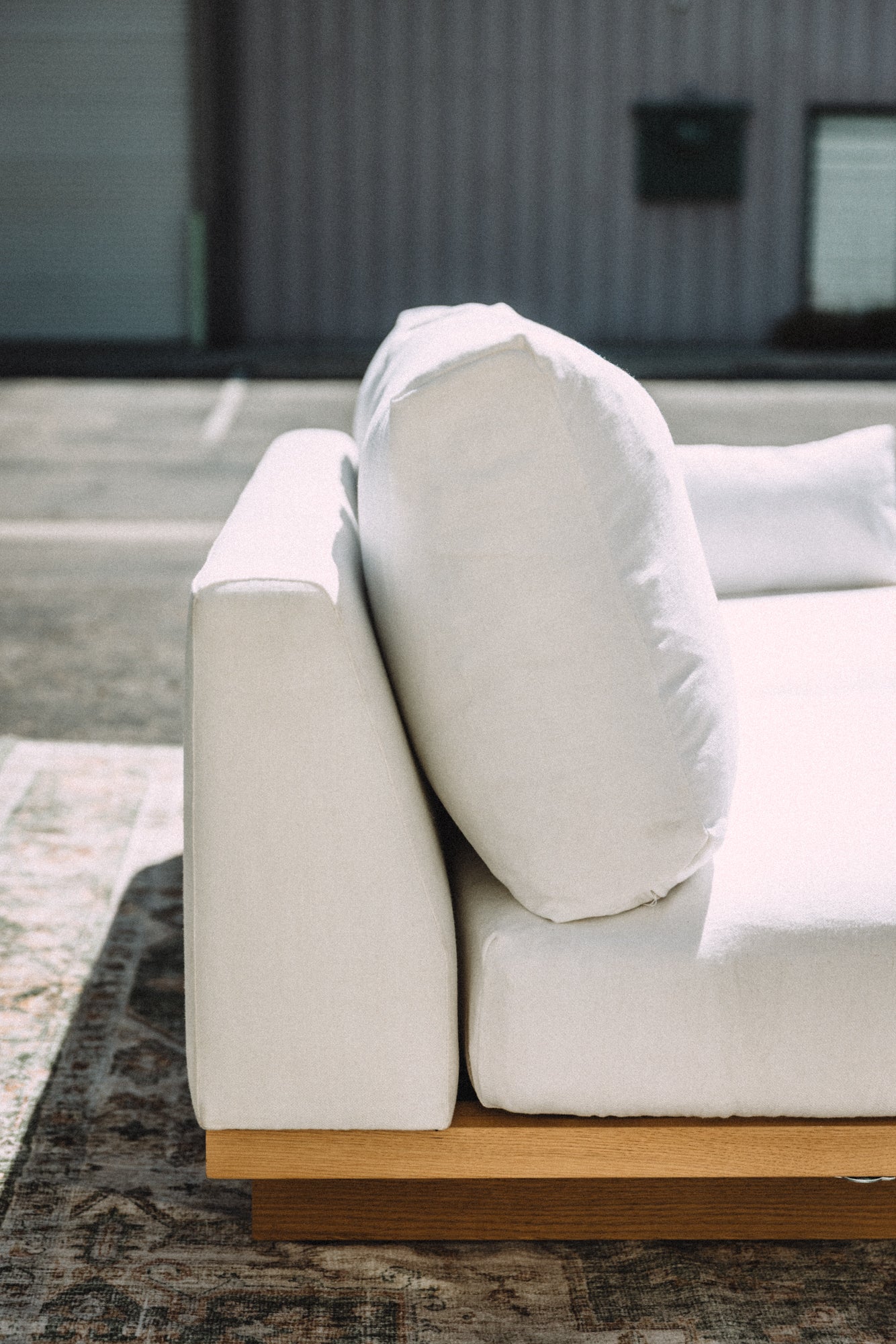 Castlery Mori Performance Fabric Single Arm 2 Seater Couch