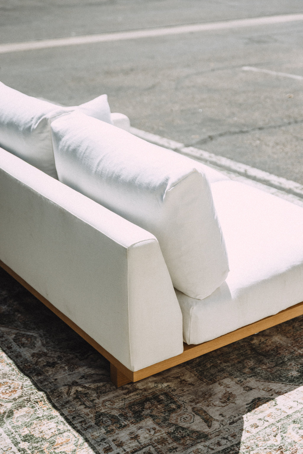 Castlery Mori Performance Fabric Single Arm 2 Seater Couch