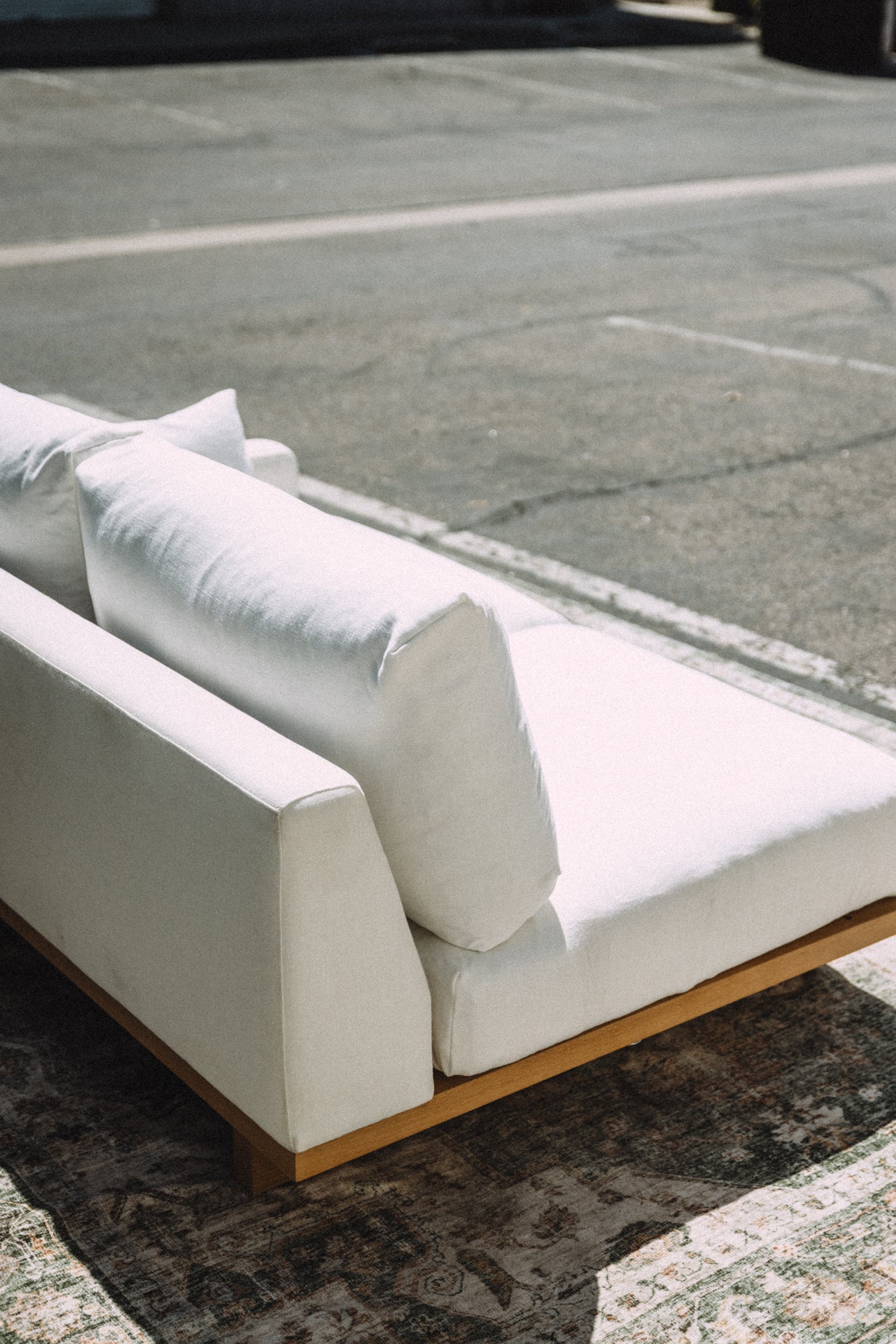 Castlery Mori Performance Fabric Single Arm 2 Seater Couch