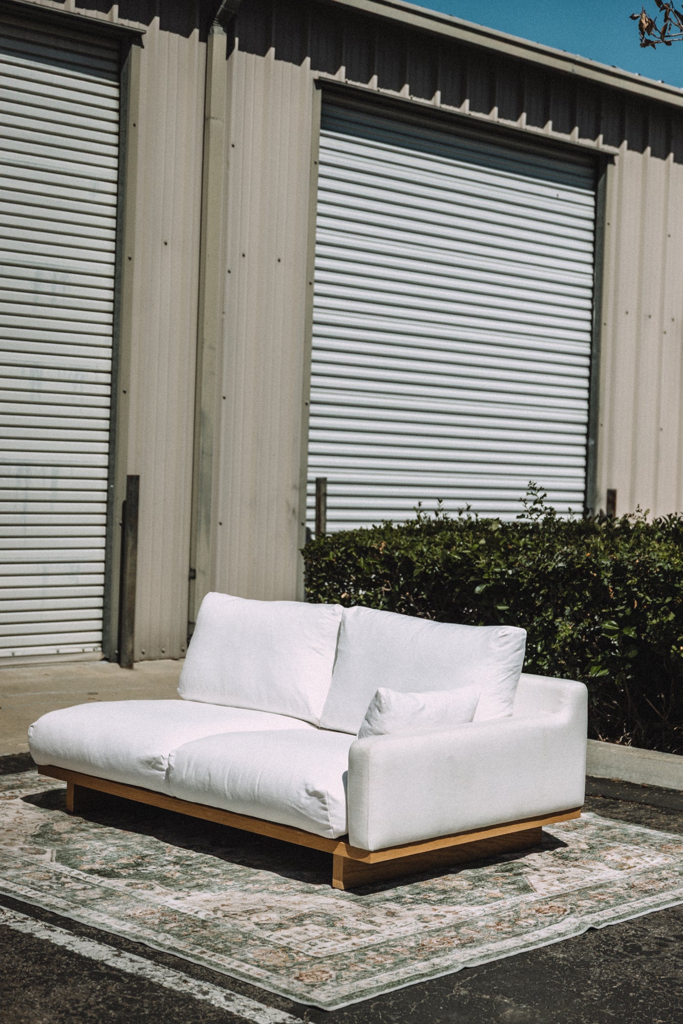 Castlery Mori Performance Fabric Single Arm 2 Seater Couch