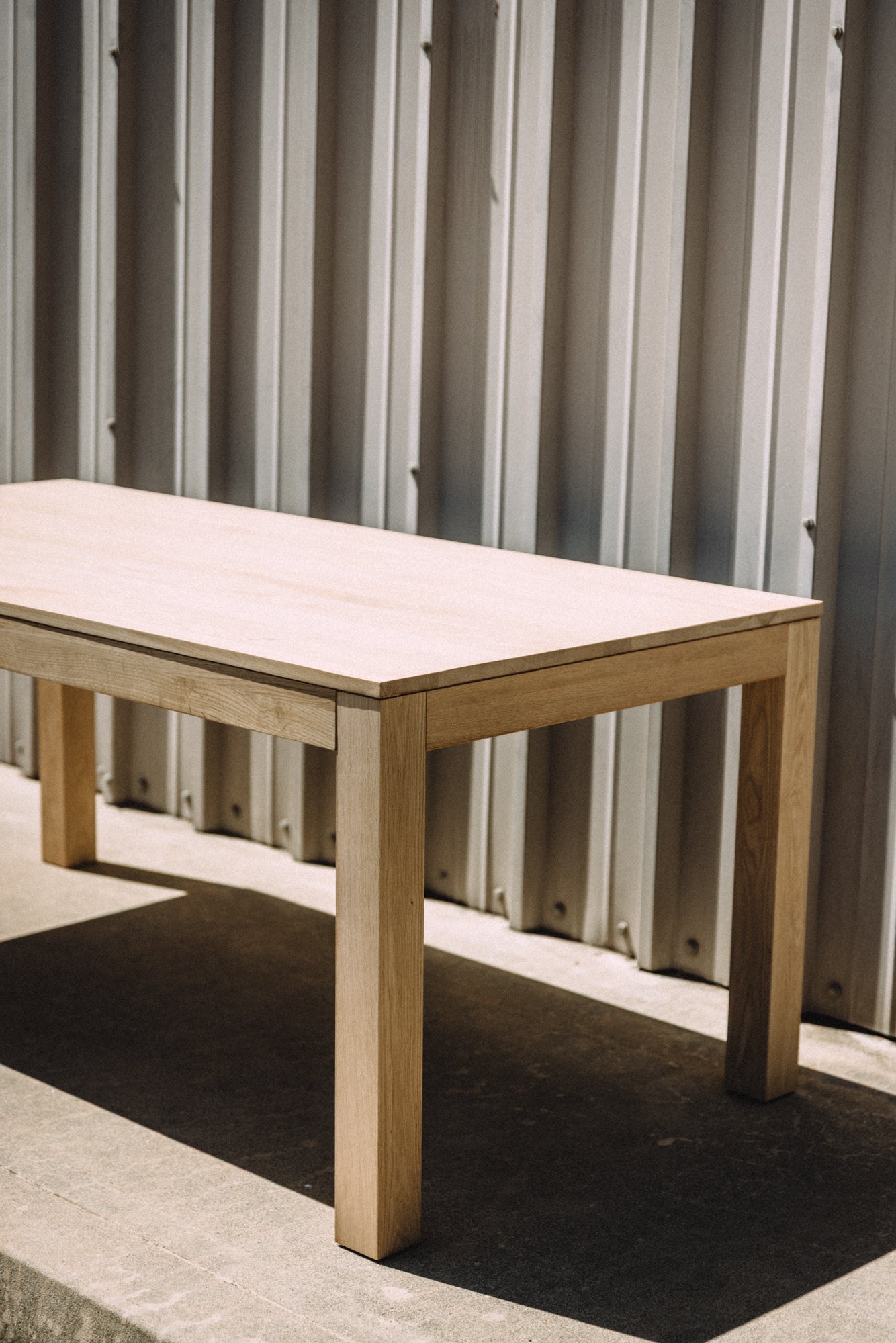 Tikamoon Eden Solid Oak Extendable Table for 6 to 10 people