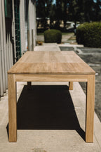 Tikamoon Eden Solid Oak Extendable Table for 6 to 10 people