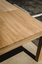 Tikamoon Eden Solid Oak Extendable Table for 6 to 10 people