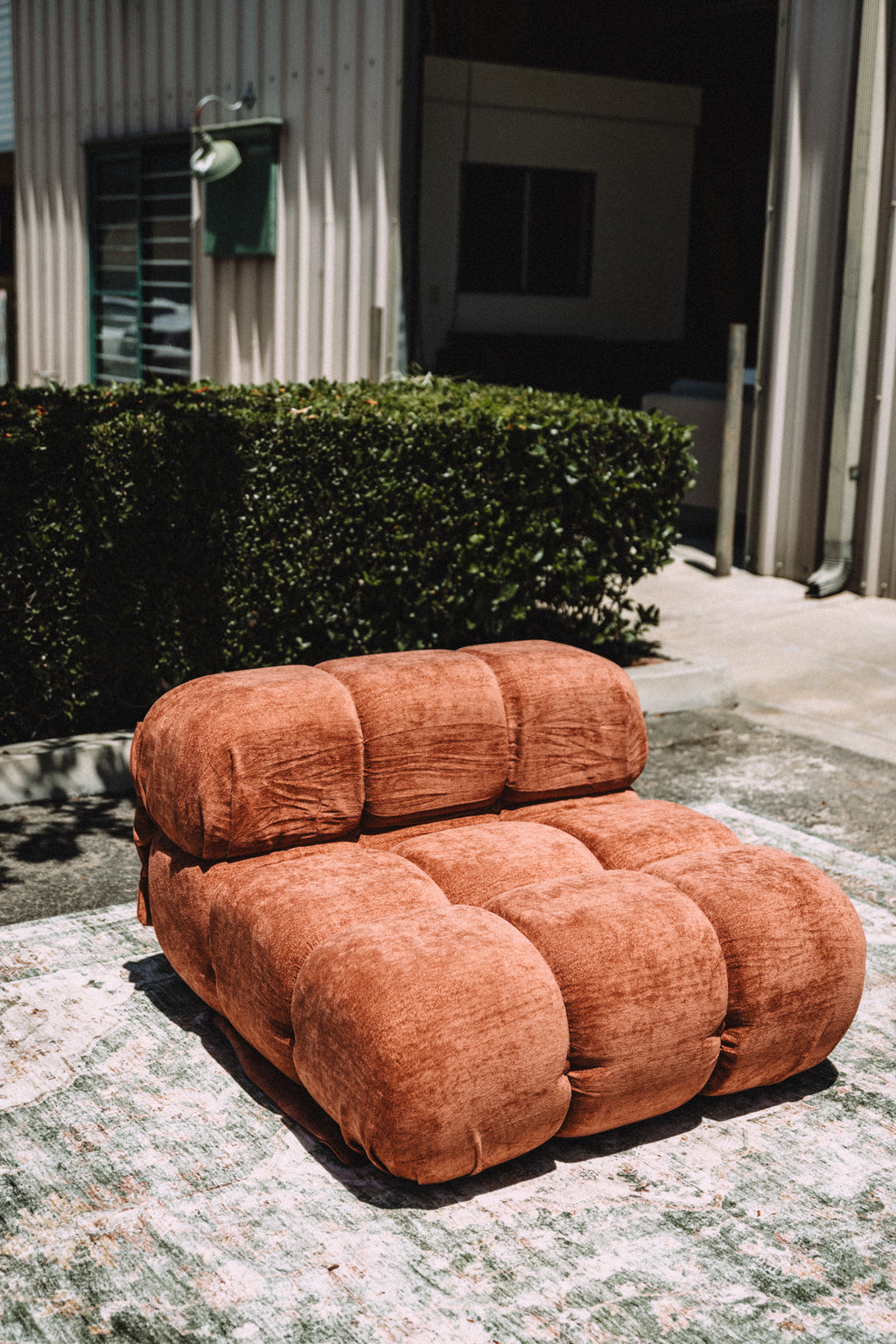 Rove Lab Marshbello Copper Tan 3PC Loveseat Sofa Set