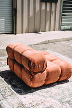 Rove Lab Marshbello Copper Tan 3PC Loveseat Sofa Set