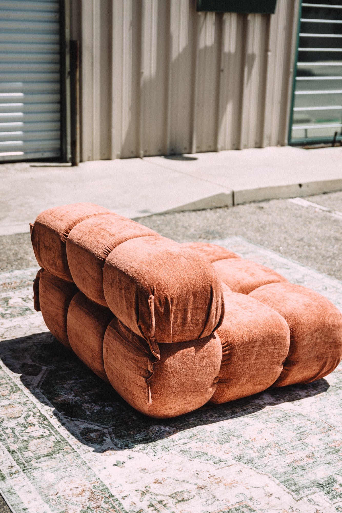 Rove Lab Marshbello Copper Tan 3PC Loveseat Sofa Set