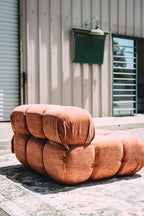 Rove Lab Marshbello Copper Tan 3PC Loveseat Sofa Set