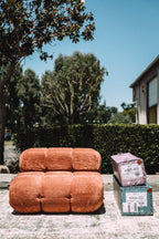 Rove Lab Marshbello Copper Tan 3PC Loveseat Sofa Set