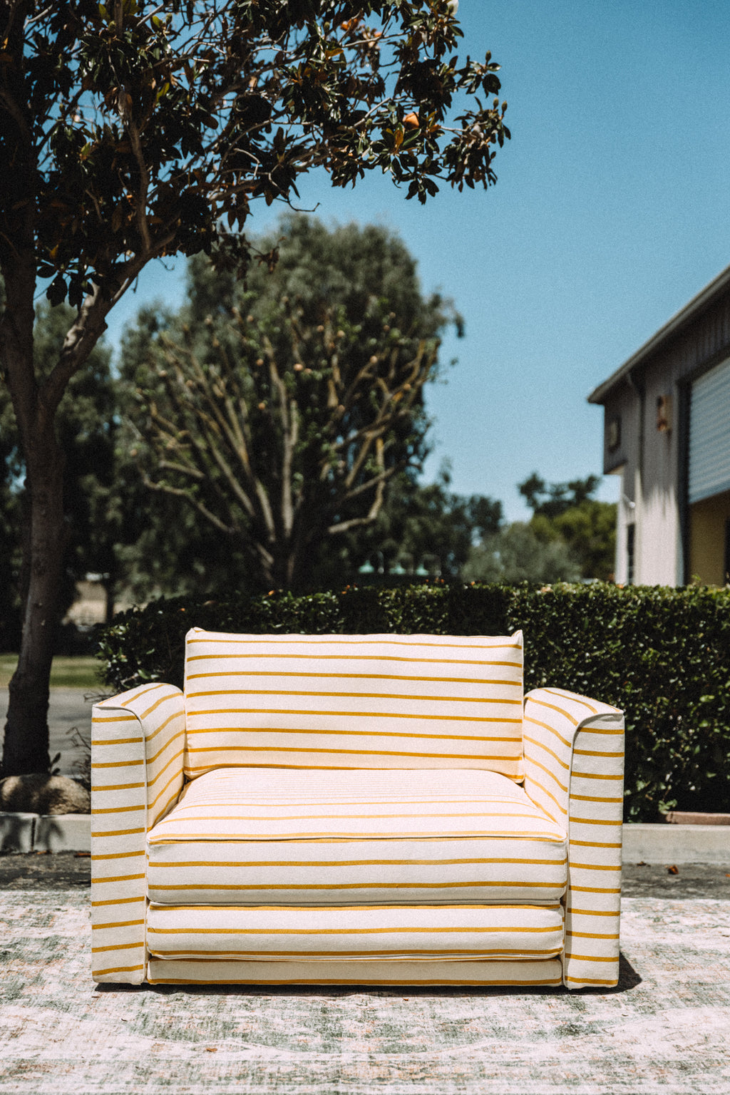 SABAI The Eclipse Sleeper Chair Yellow Clay