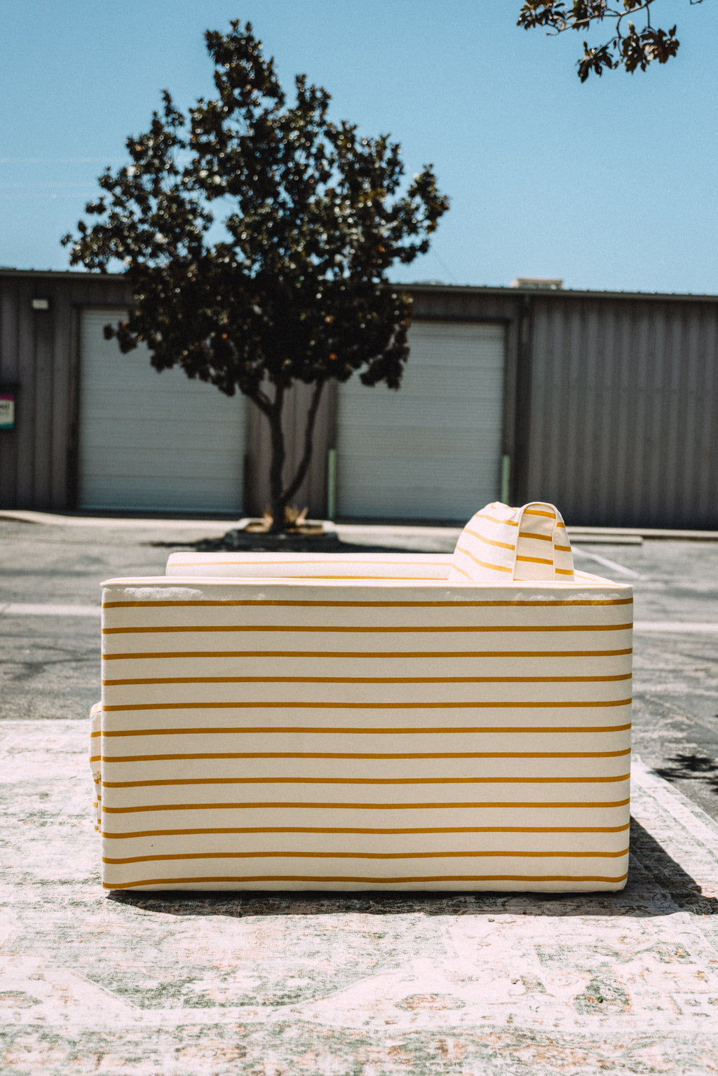 SABAI The Eclipse Sleeper Chair Yellow Clay