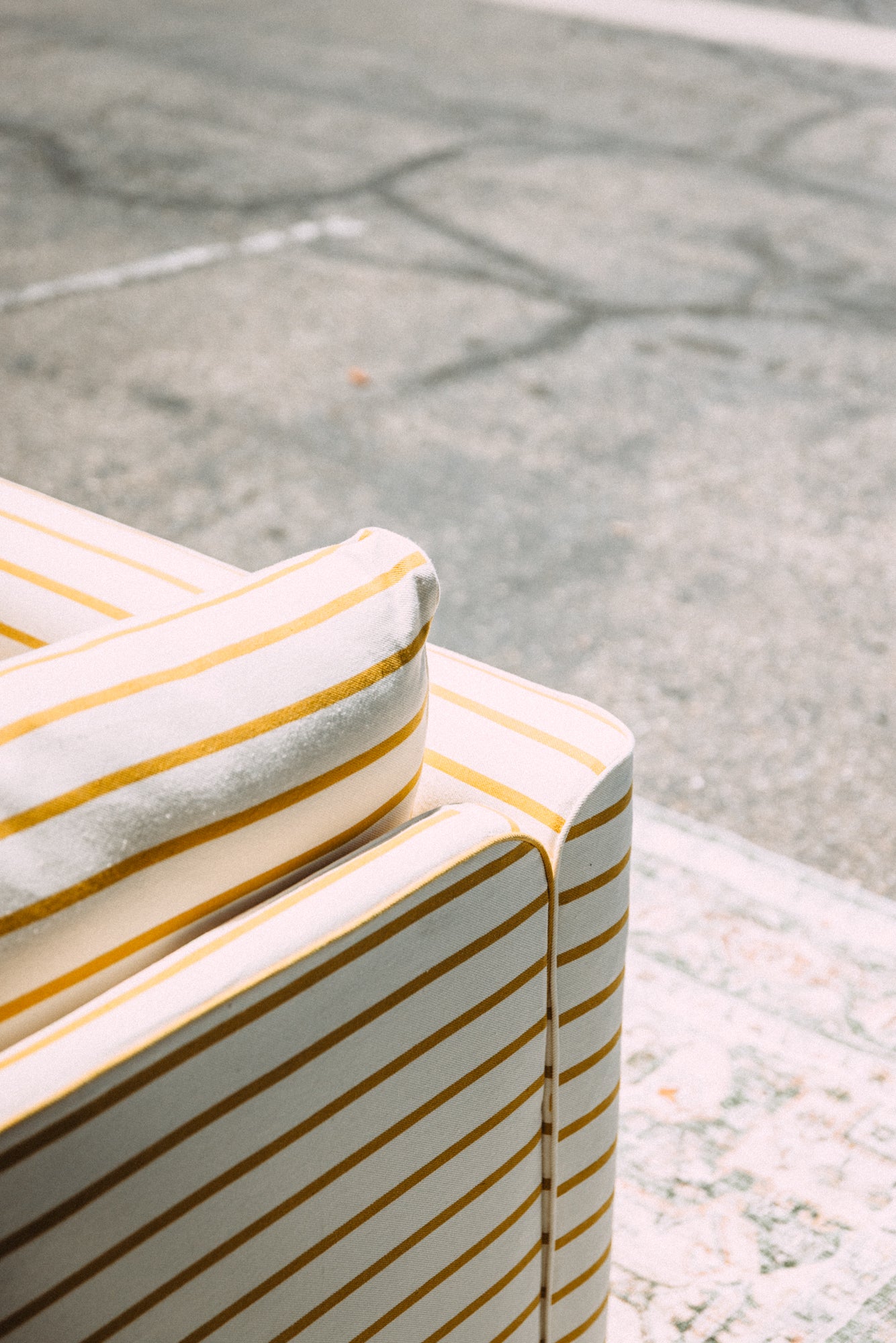 SABAI The Eclipse Sleeper Chair Yellow Clay