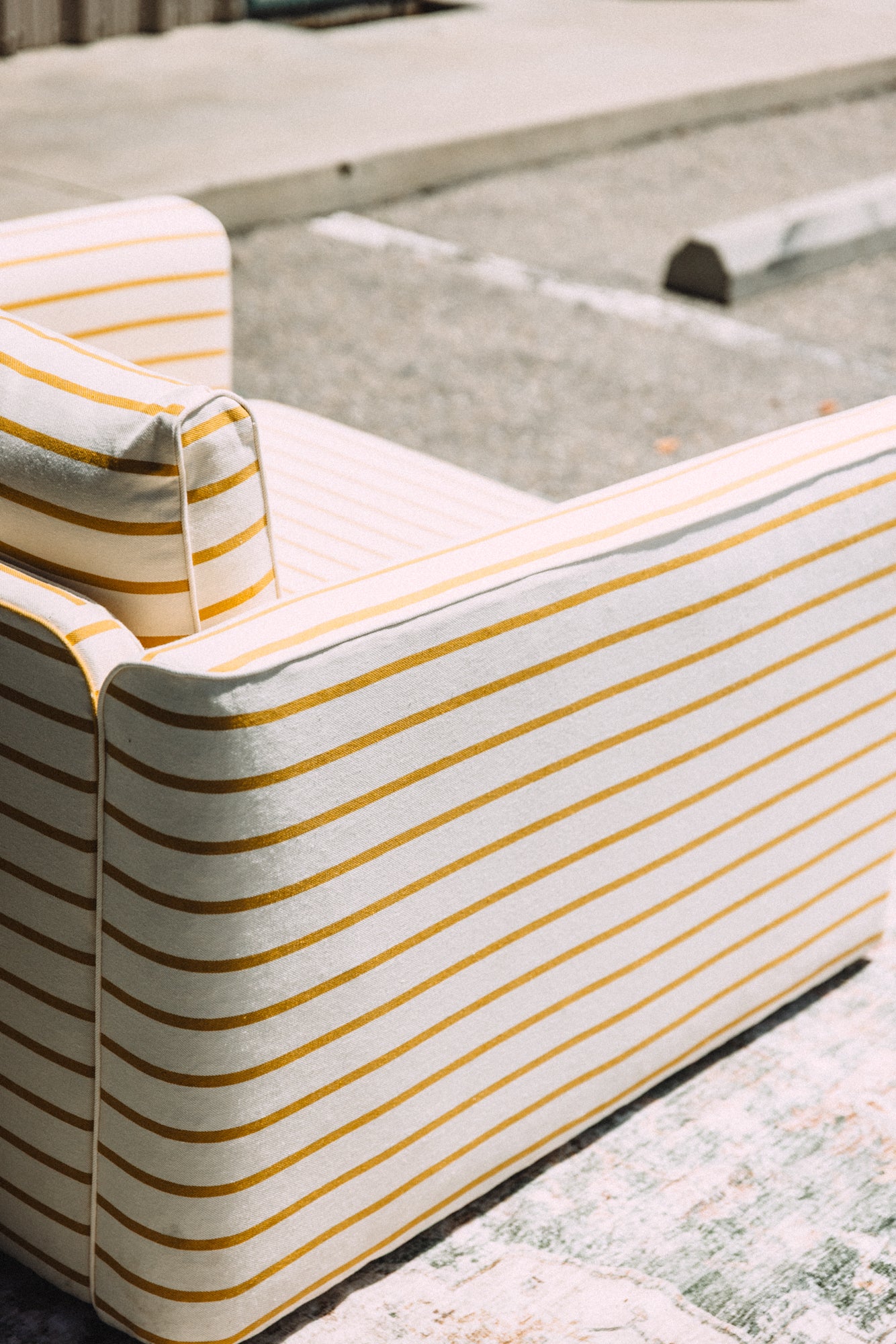 SABAI The Eclipse Sleeper Chair Yellow Clay