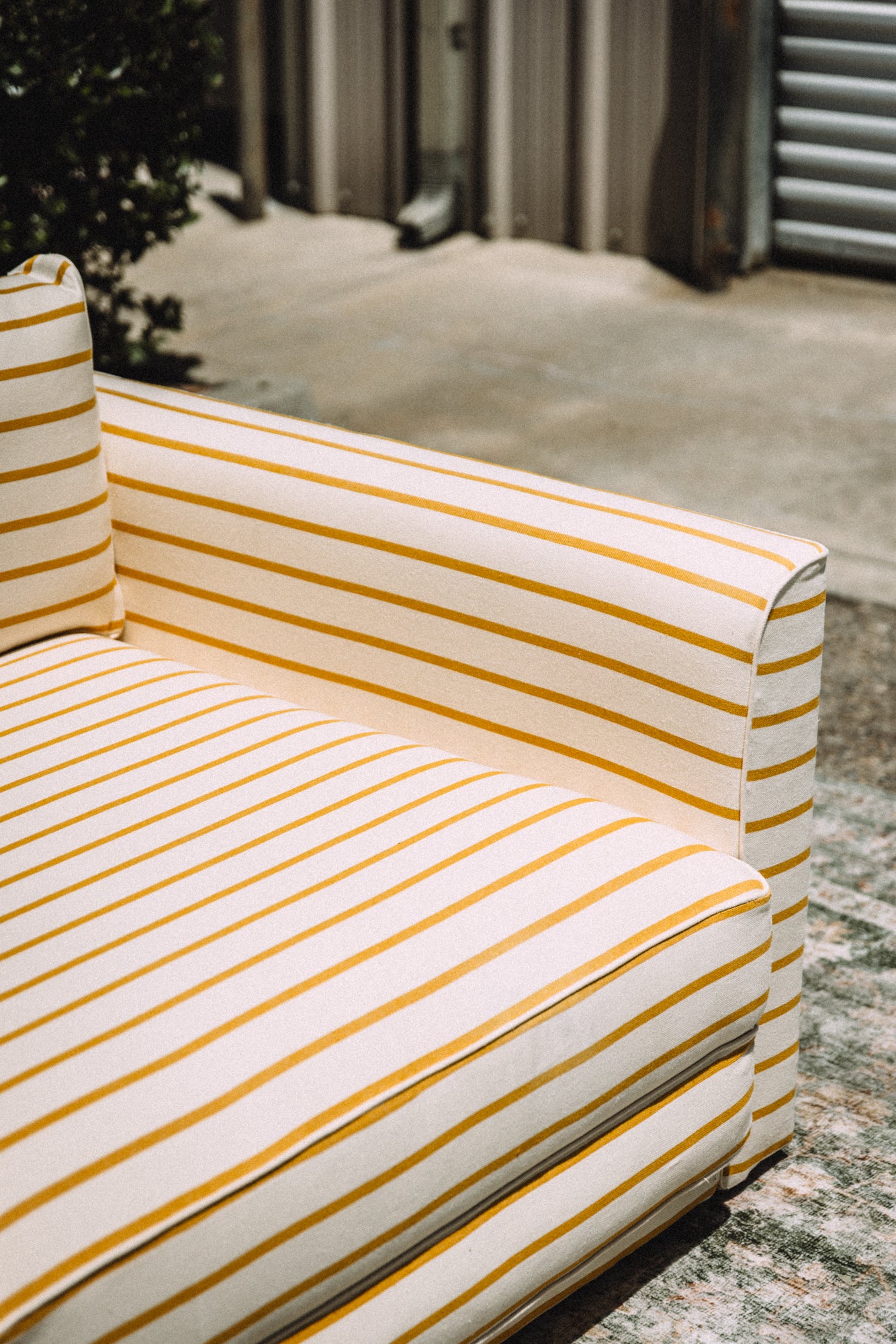 SABAI The Eclipse Sleeper Chair Yellow Clay