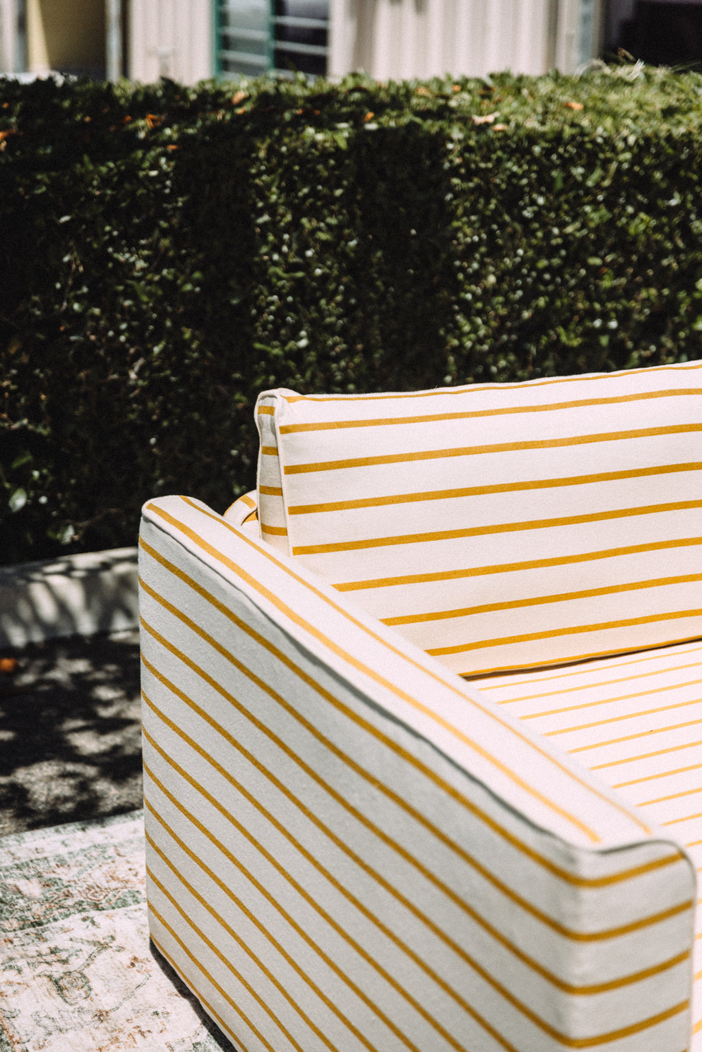 SABAI The Eclipse Sleeper Chair Yellow Clay