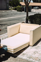 SABAI The Eclipse Sleeper Chair Yellow Clay