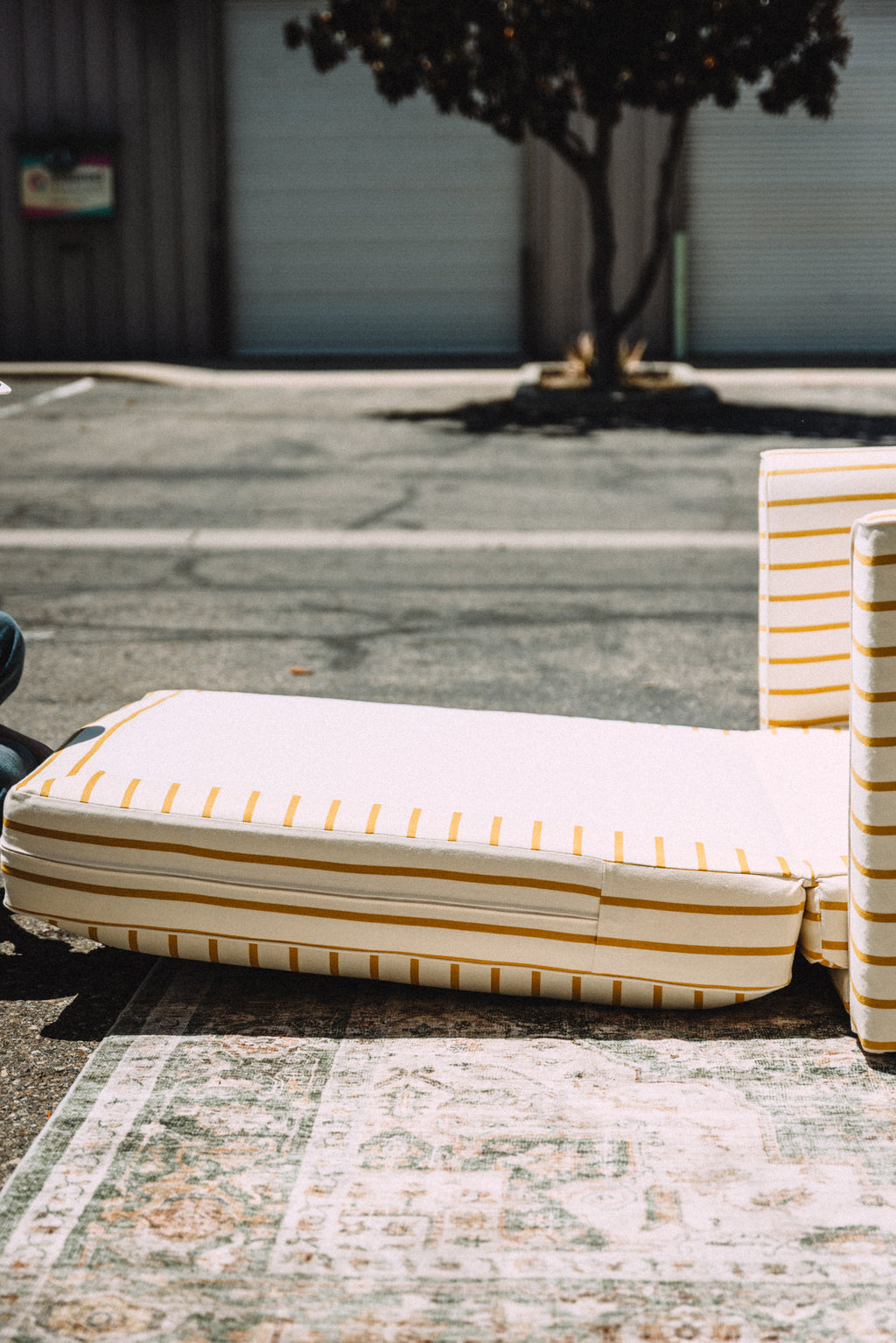 SABAI The Eclipse Sleeper Chair Yellow Clay