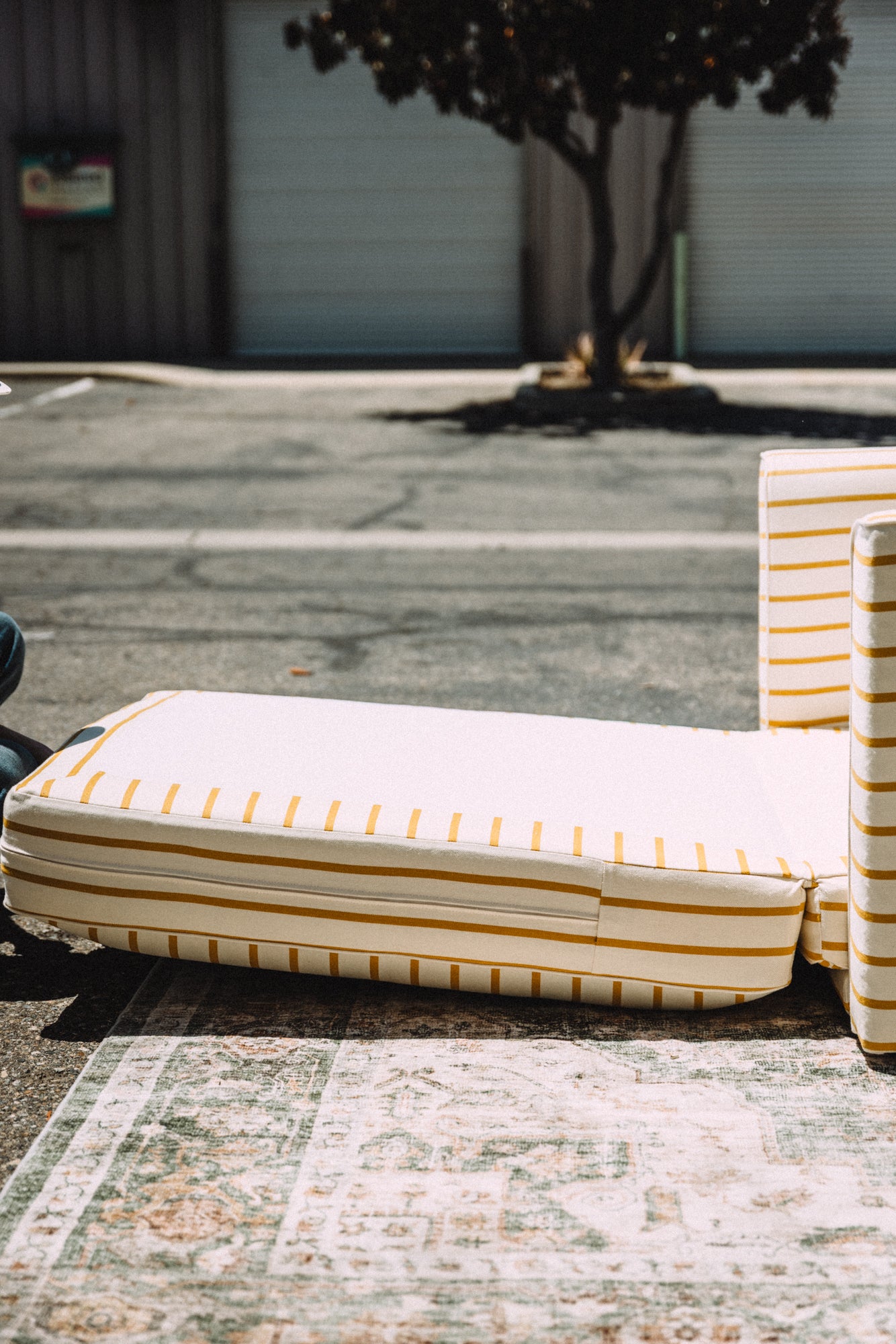 SABAI The Eclipse Sleeper Chair Yellow Clay