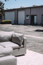 Albany Park Kova Box Cushion Corner Sectional Clay