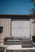 Albany Park Kova Box Cushion Corner Sectional Clay