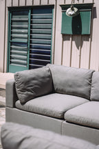 Albany Park Kova Box Cushion Corner Sectional Clay