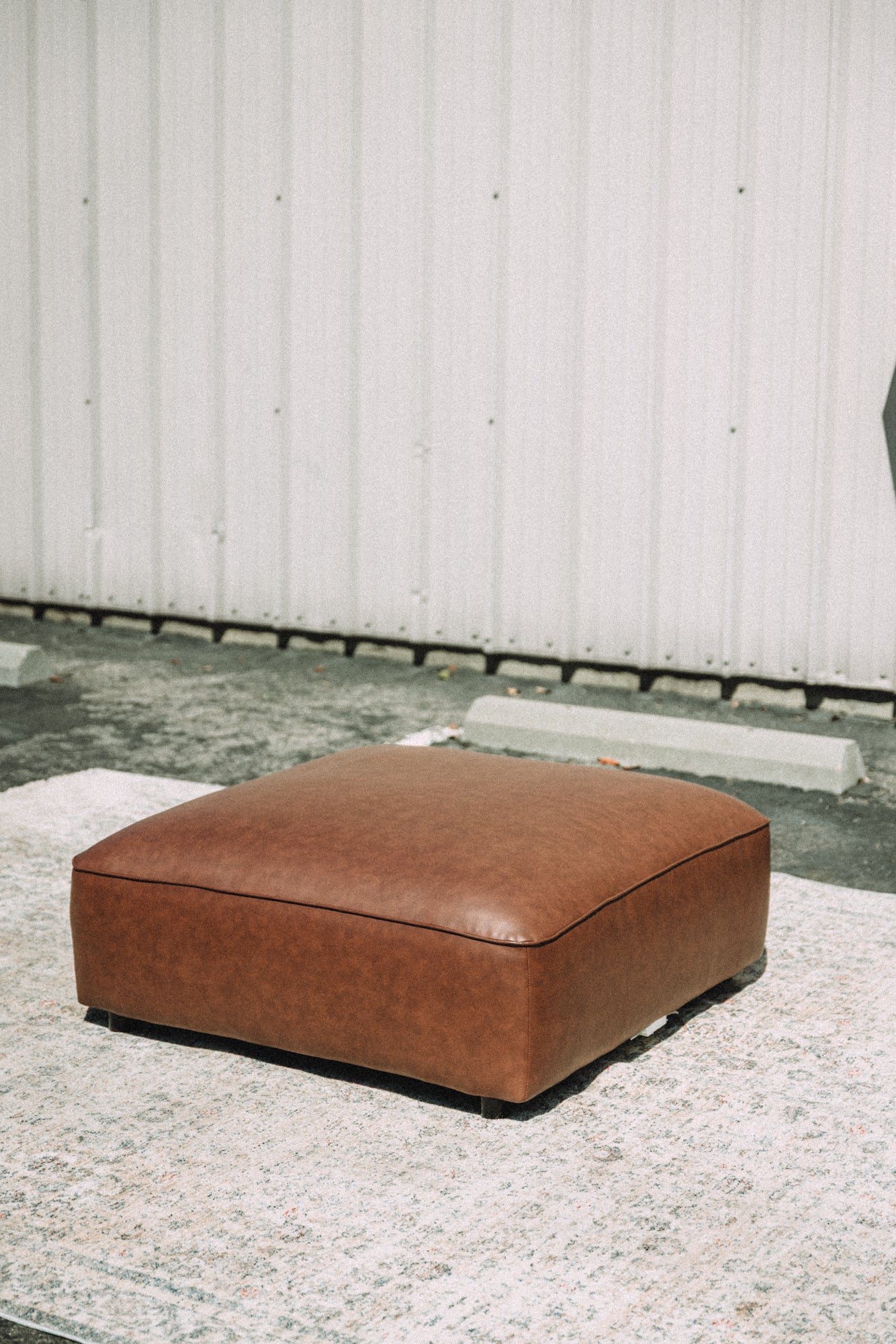 Modway Auren Vegan Leather Ottoman