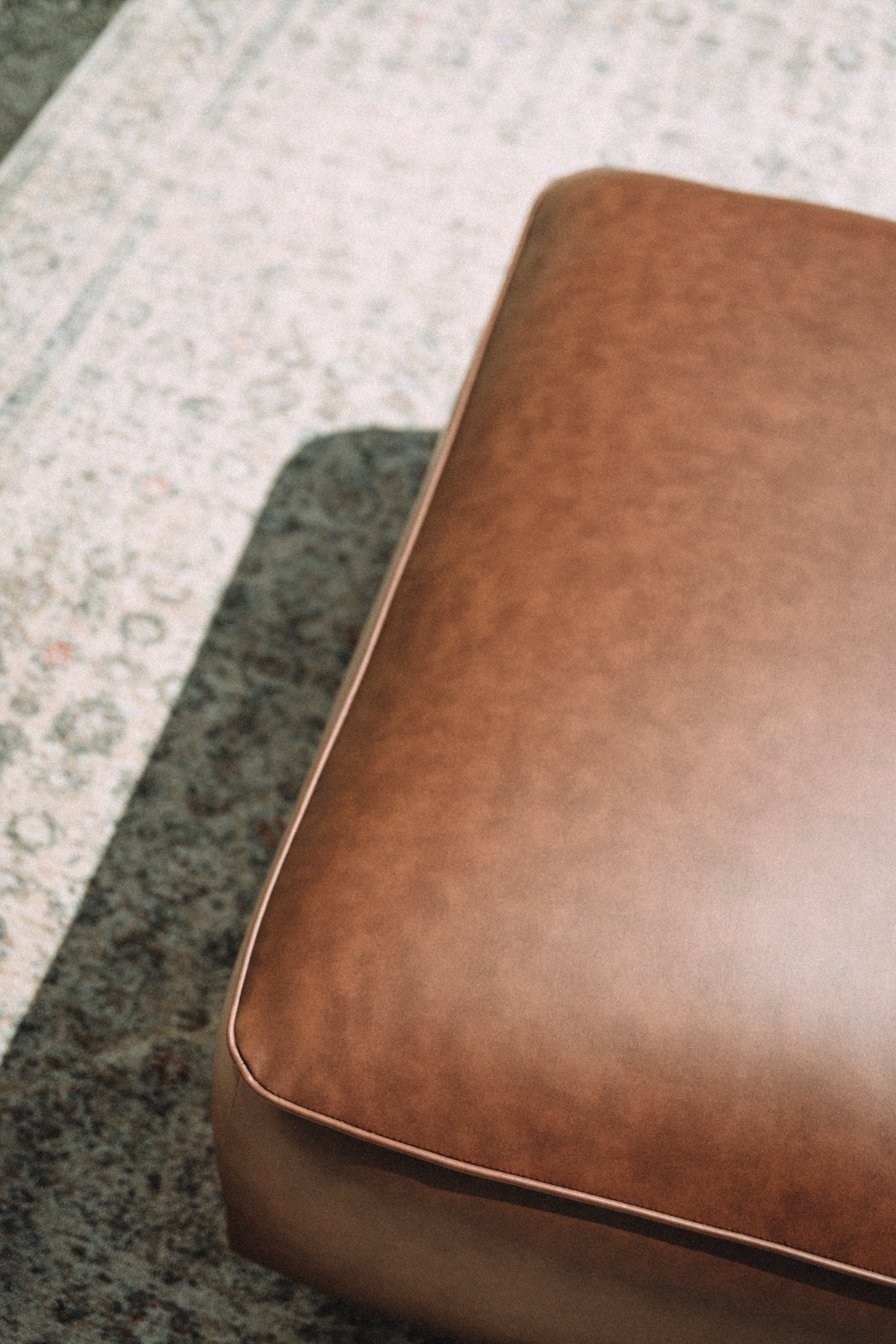 Modway Auren Vegan Leather Ottoman