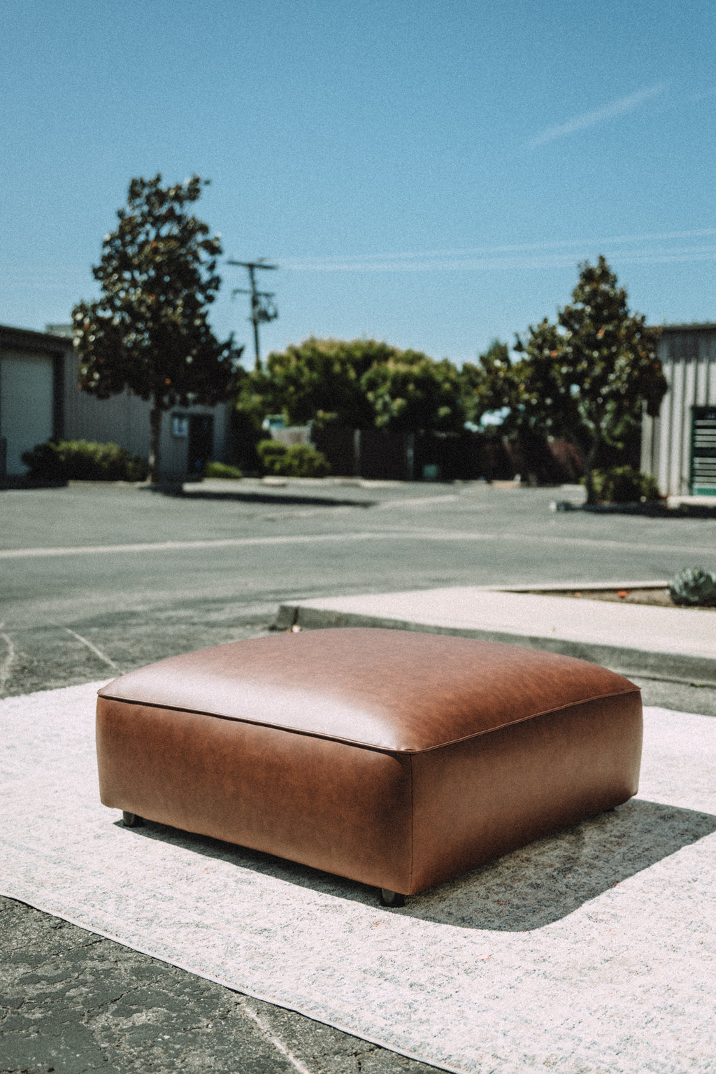 Modway Auren Vegan Leather Ottoman