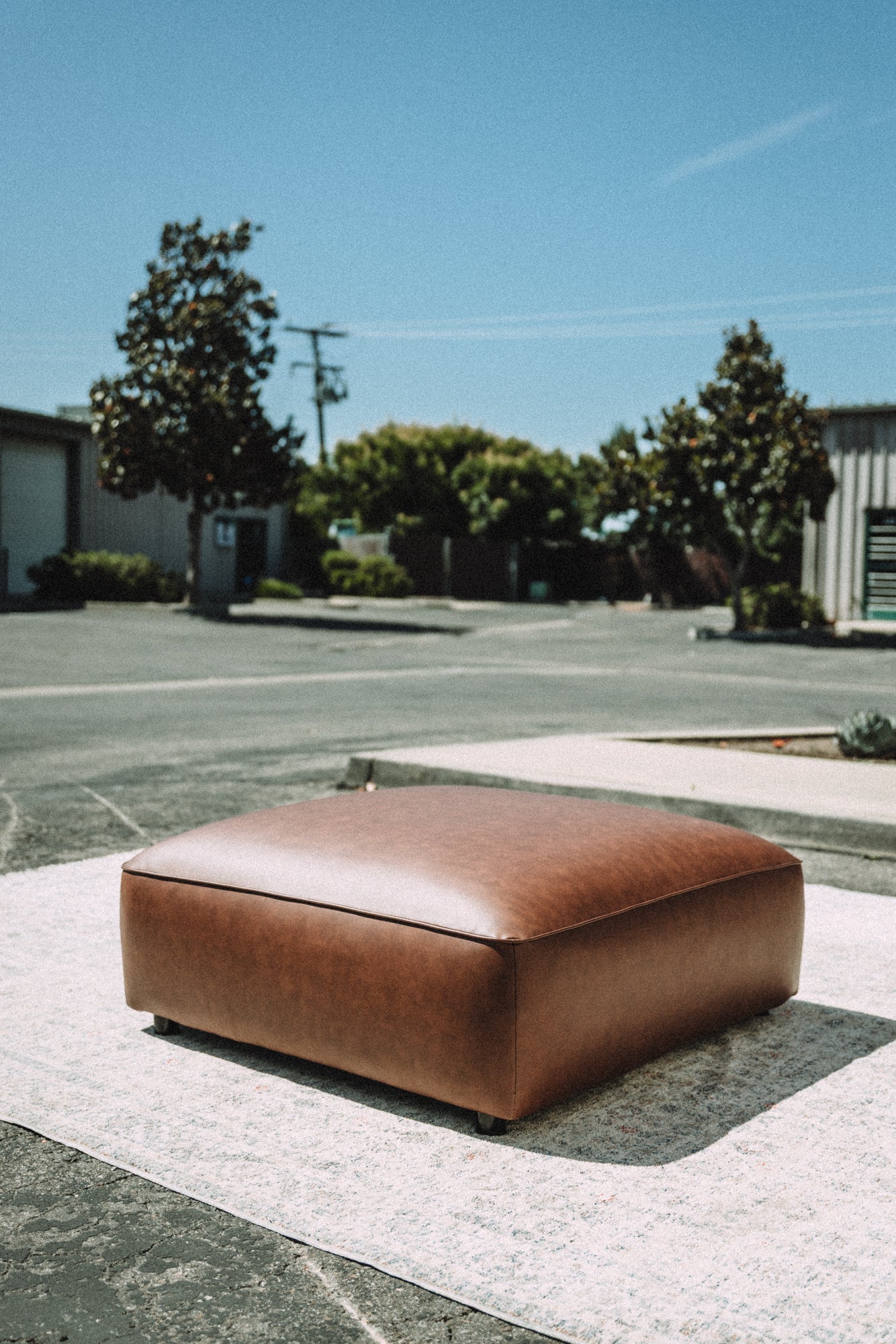 Modway Auren Vegan Leather Ottoman