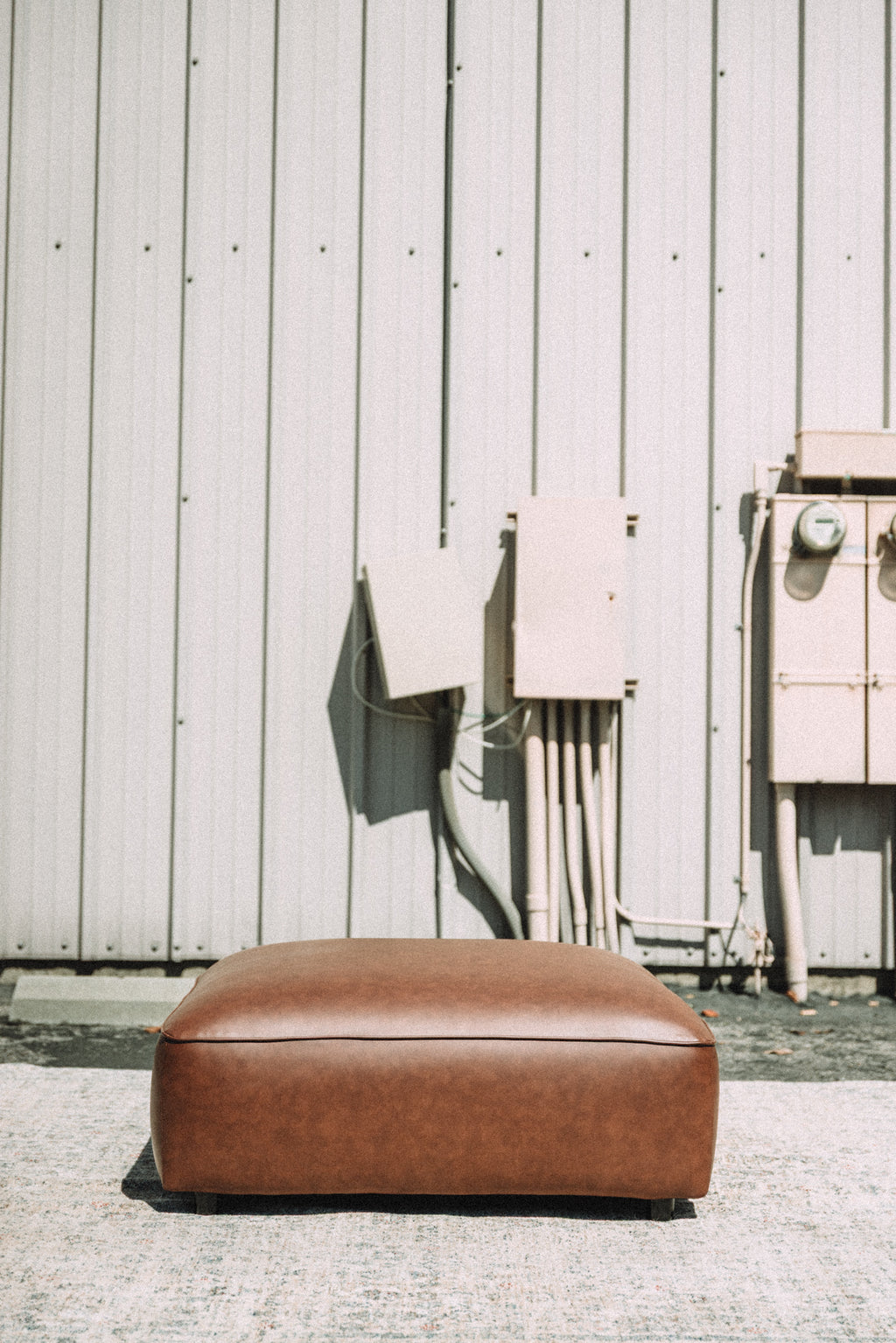 Modway Auren Vegan Leather Ottoman