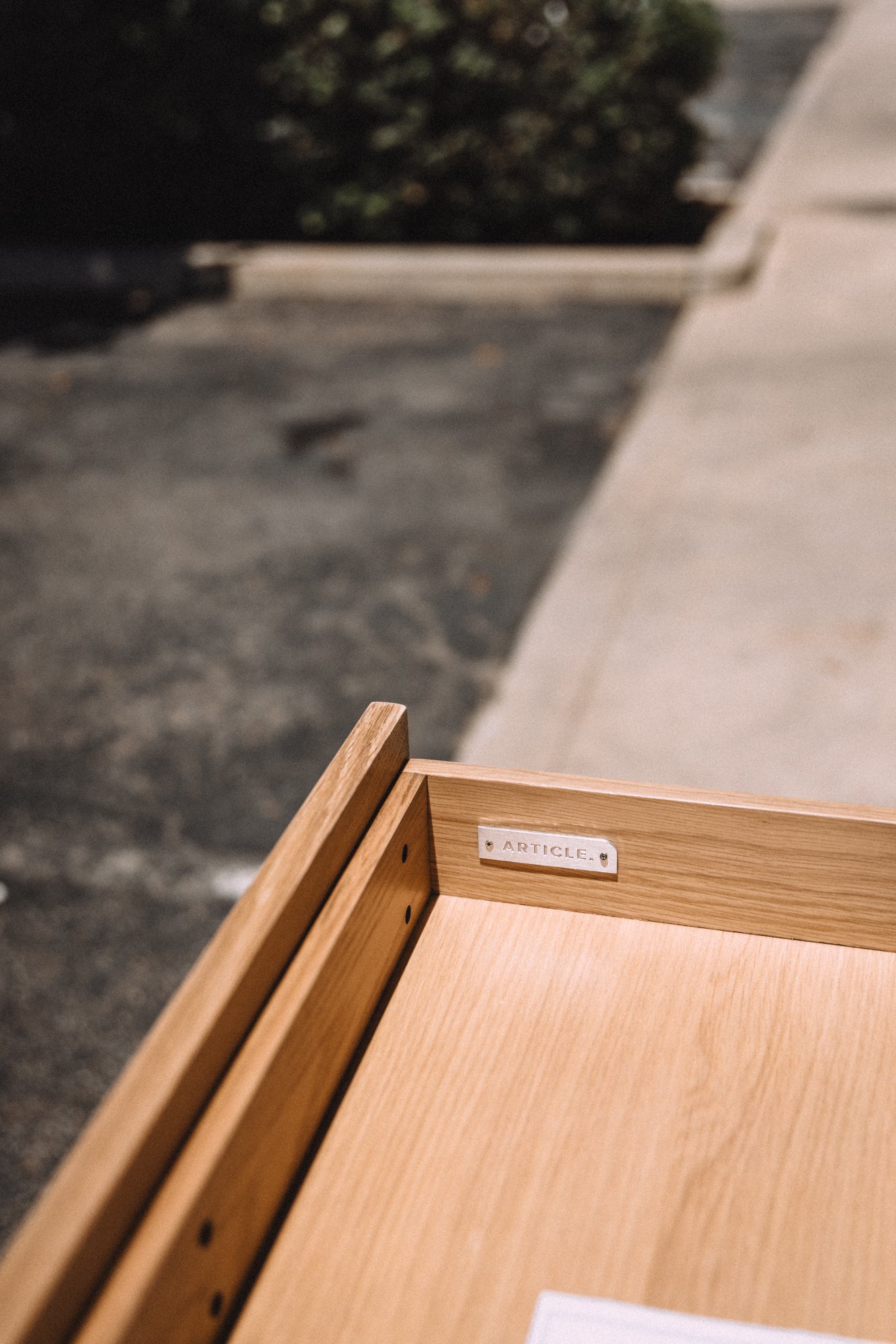 Article Adel 71" Sideboard - White Oak