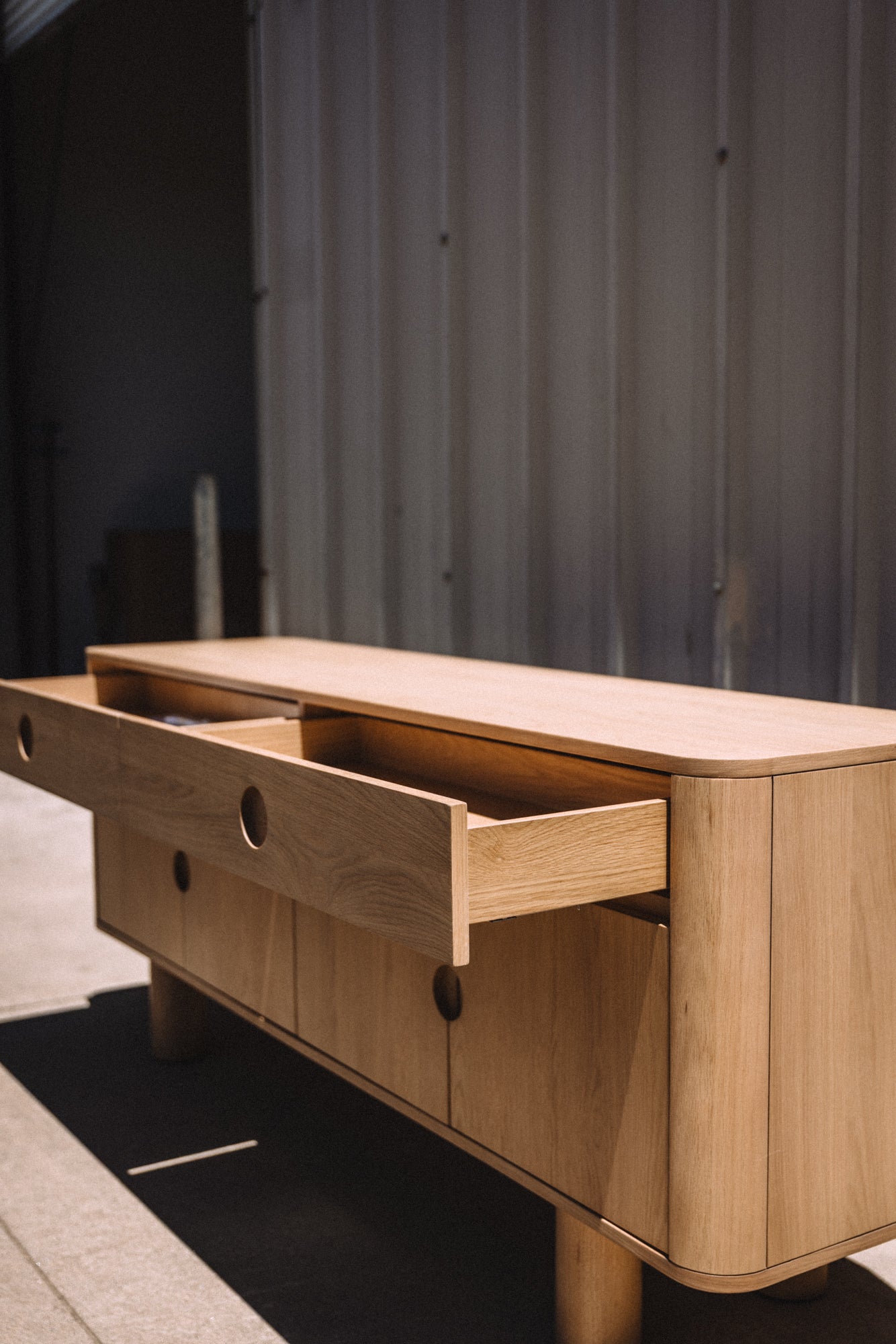 Article Adel 71" Sideboard - White Oak