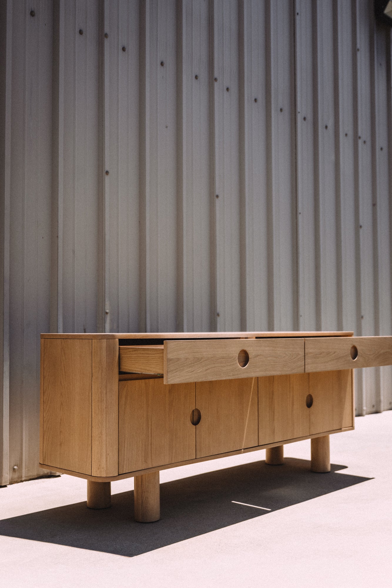 Article Adel 71" Sideboard - White Oak