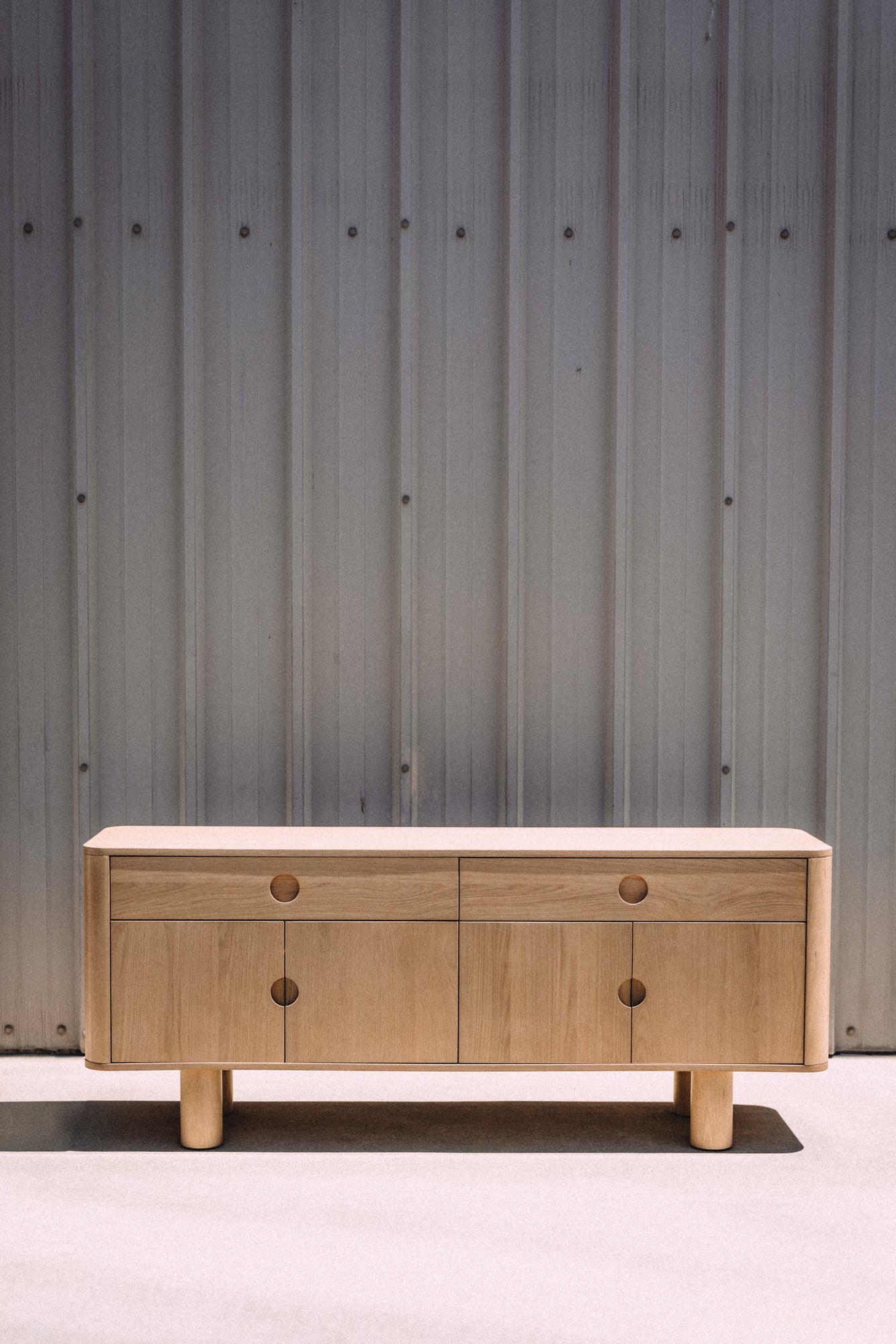 Article Adel 71" Sideboard - White Oak