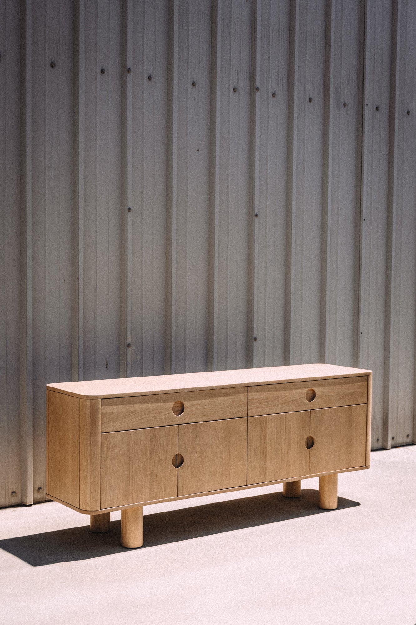 Article Adel 71" Sideboard - White Oak