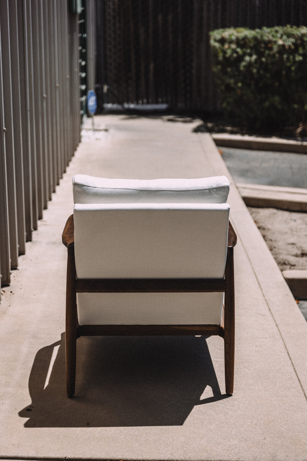 Article Bavel 28.5" Lounge Chair - Walnut and Field Ivory