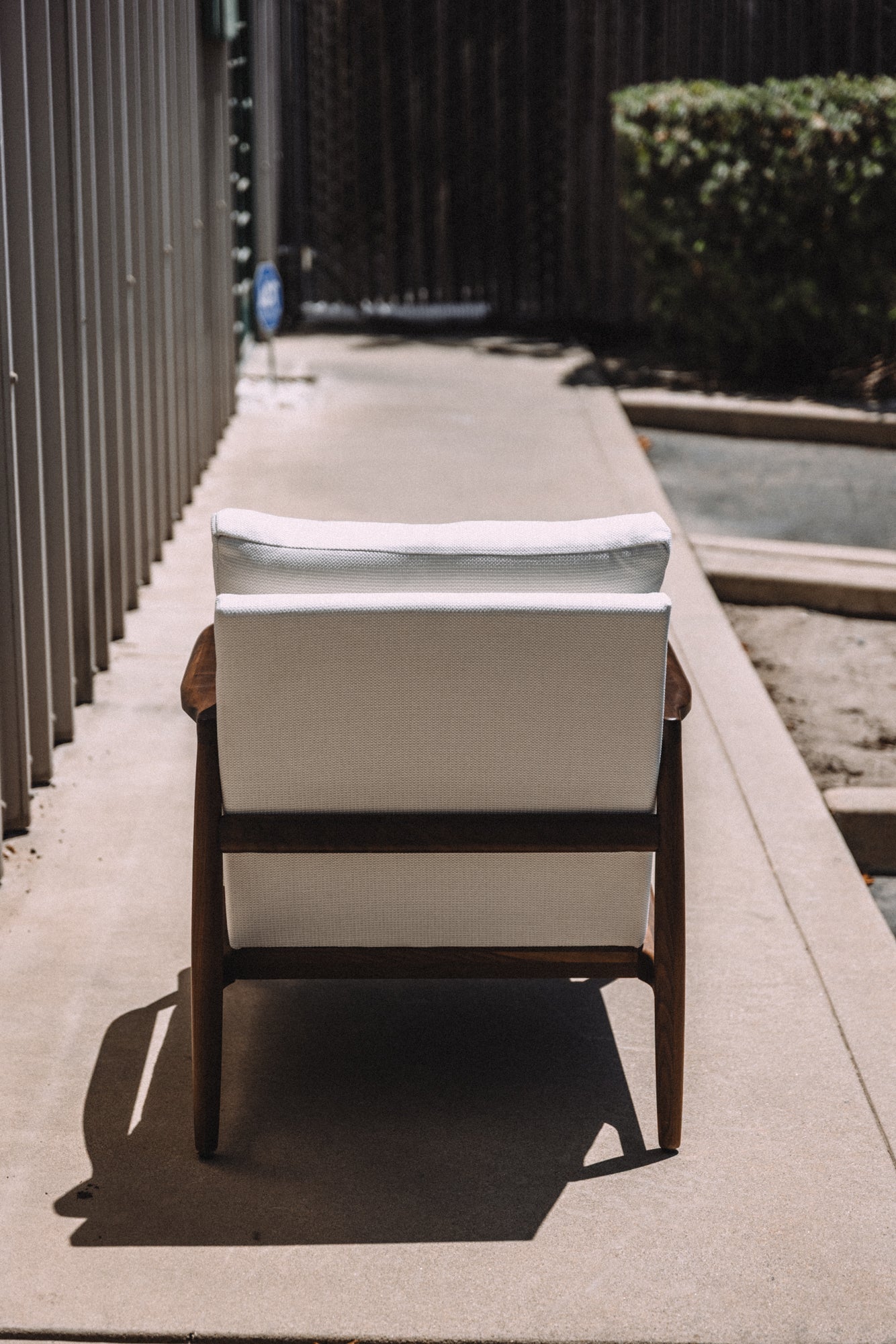 Article Bavel 28.5" Lounge Chair - Walnut and Field Ivory