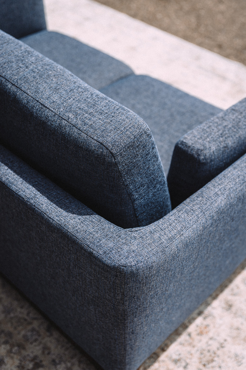 Article Ceni 61" Loveseat - Denim Blue