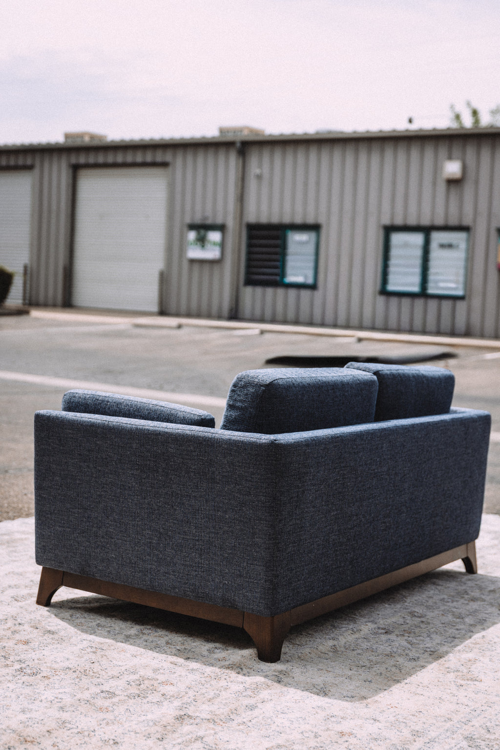 Article Ceni 61" Loveseat - Denim Blue