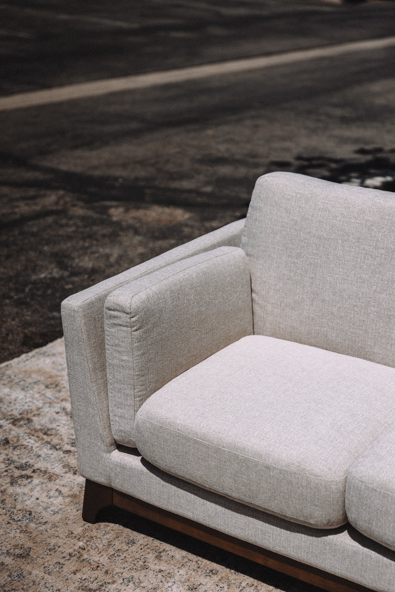 Article Ceni 83" Sofa - Chalk Gray
