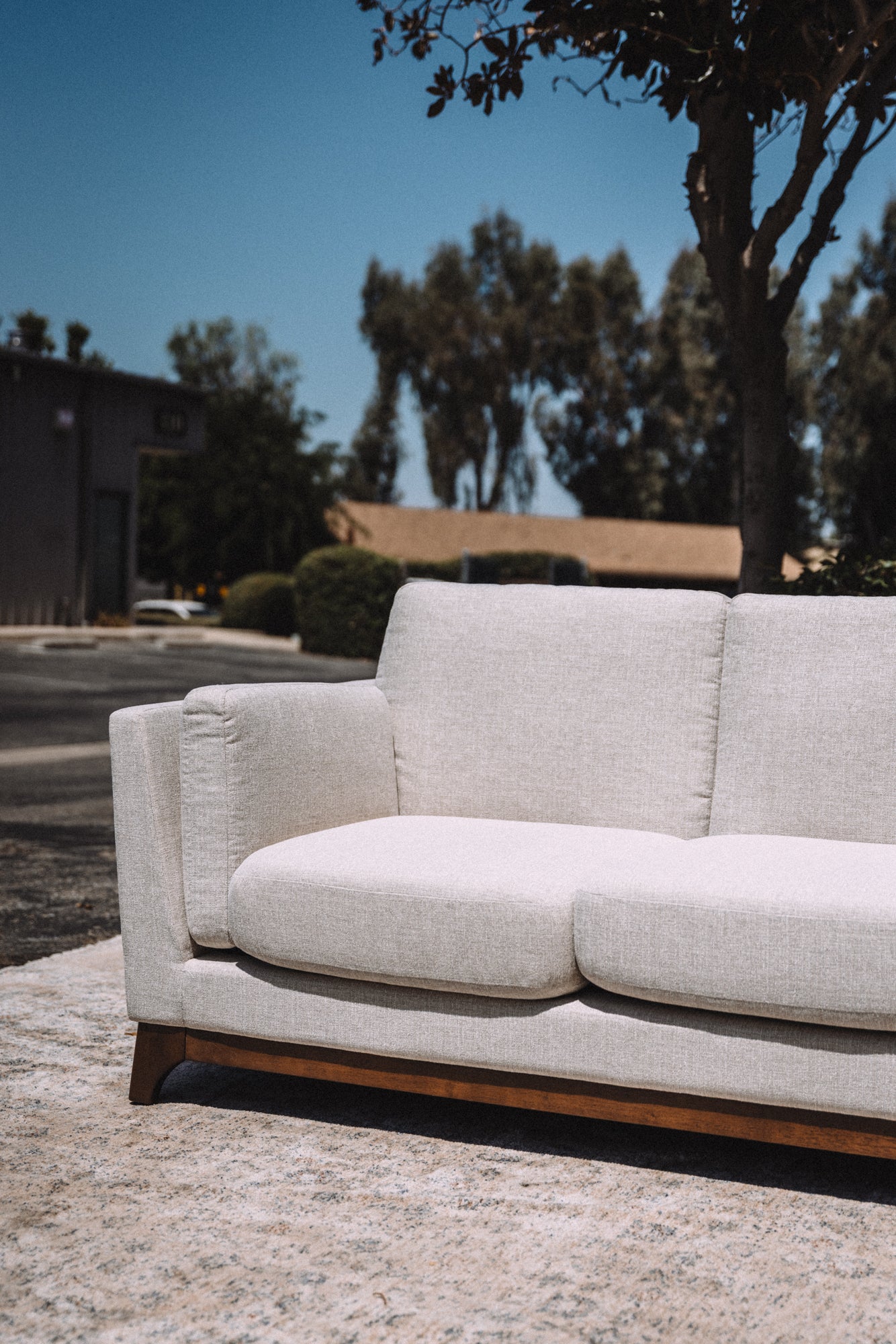 Article Ceni 83" Sofa - Chalk Gray