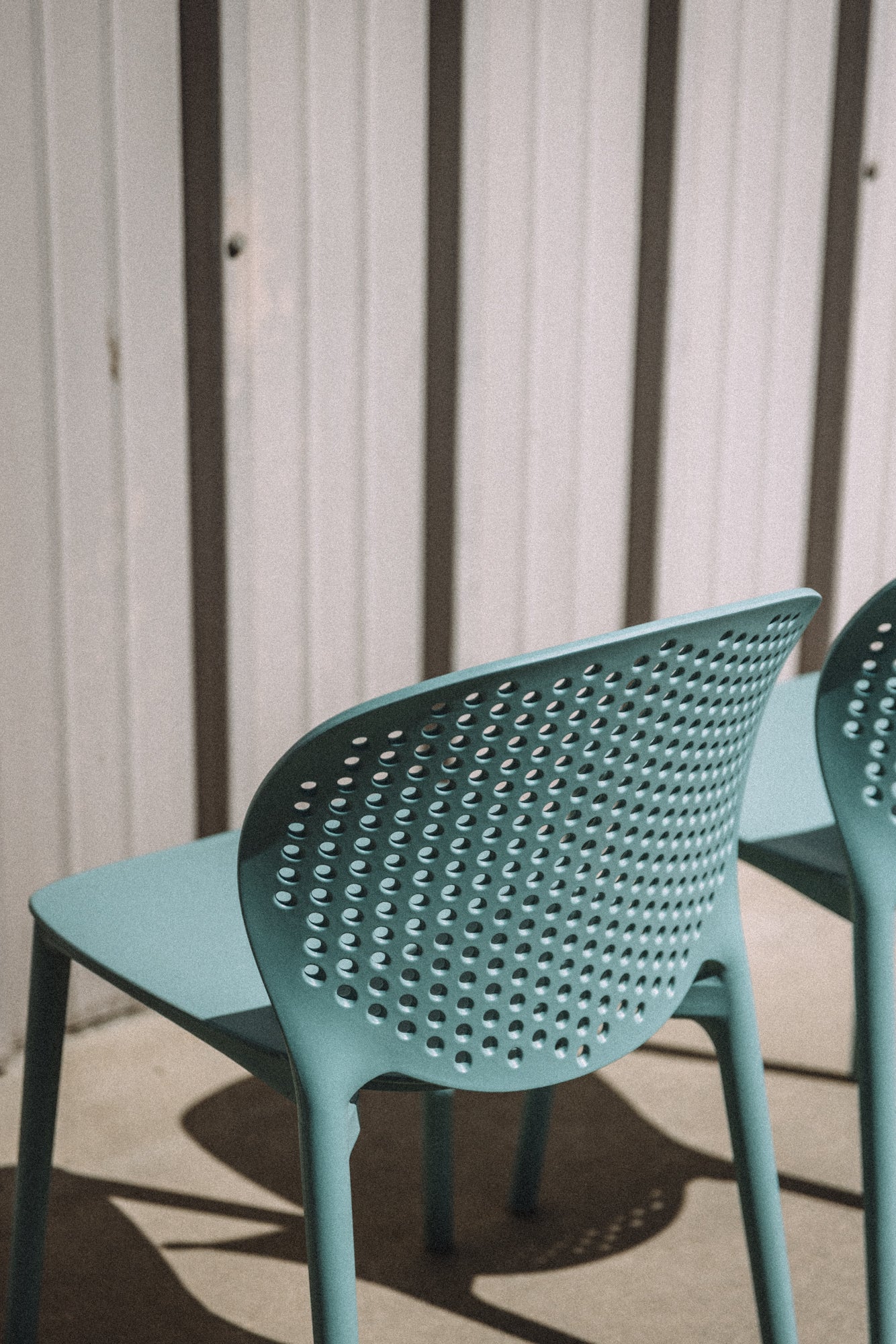 Article Dot Outdoor Stackable Dining Chair - Surf Blue (Set of 4)