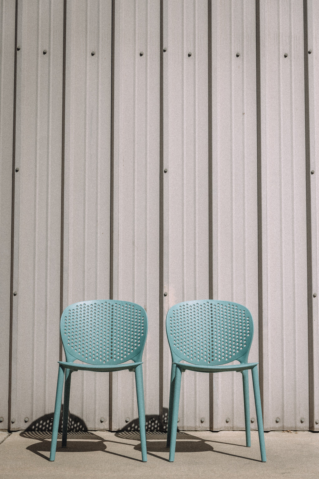 Article Dot Outdoor Stackable Dining Chair - Surf Blue (Set of 4)